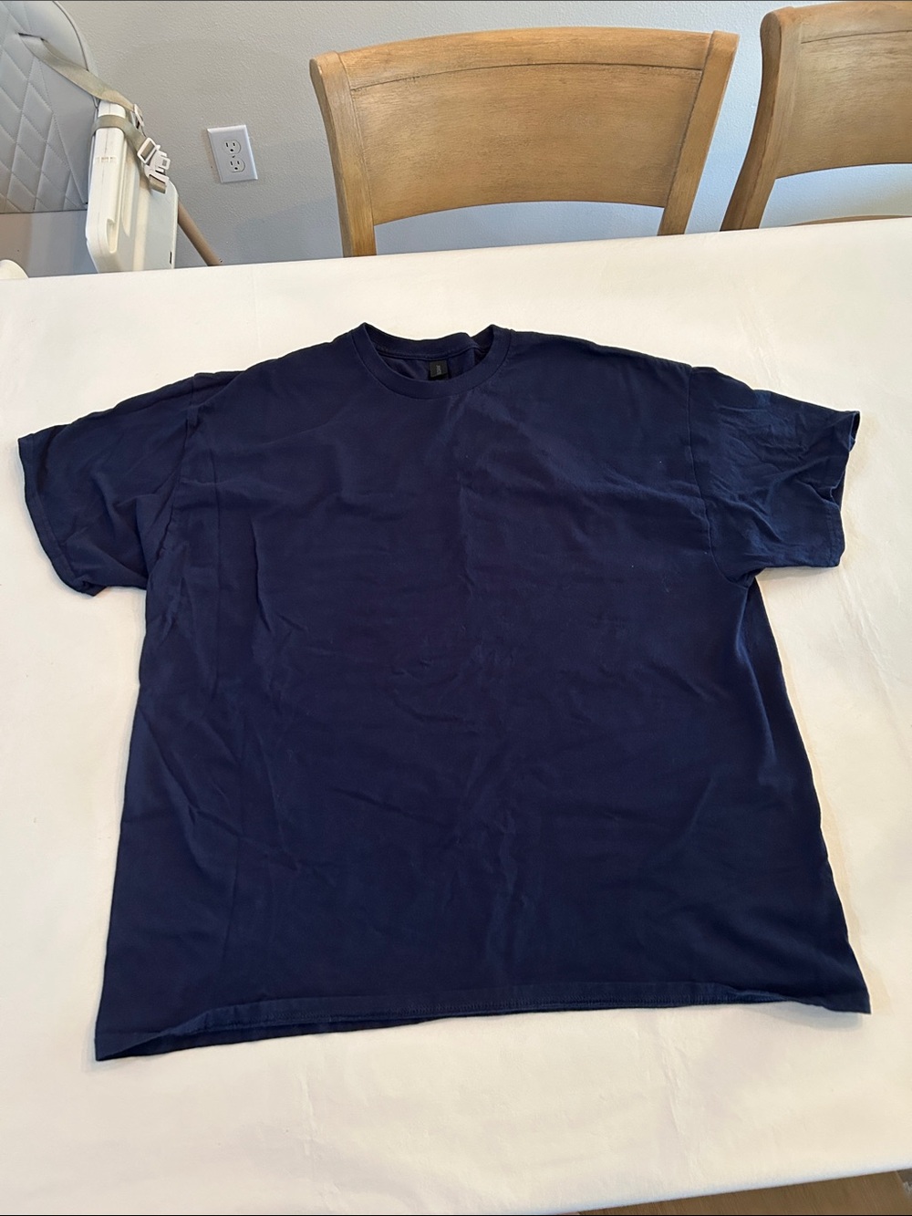 Gildan Men's Navy Crewneck Short Sleeve Tee